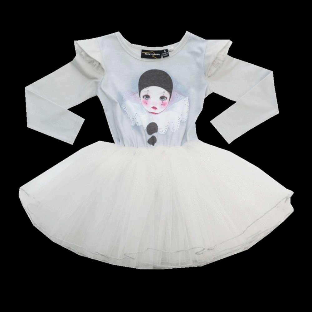 Rock your kid circus long sleeve tutu dress